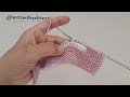 Hem Kolay Hem Gösterişli Örgü Yelek Modeli 🌾🌱 Knitting Tutorial Stitch Tunusian DIY Pattern