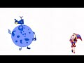 The Amazing Digital Circus Blueberry Inflation Zooble and Pomni edit