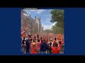 Netherlands fans dance in the streets of Hamburg ahead of first Euro 2024 match
