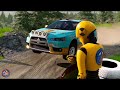 Satisfying Rollover Crashes #68 - BeamNG drive CRAZY DRIVERS