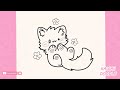 🌸HOW TO DRAW A CUTE CAT 🐈 ~ STEP BY STEP ~ KAWAII DOODLE
