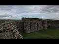 Beaumaris Castle on the Island of Anglesey. One of the 'iron ring' of North Wales. Menai Strait. UK