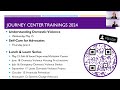 Lunch & Learn Series 2024: Journey Center Justice System Advocacy Program