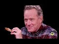 Bryan Cranston Fully Commits While Eating Spicy Wings | Hot Ones