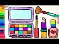 Drawing And Coloring Makeup 💅💄💋👁️🖌️🌈 Drawings For Kids