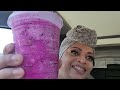 Starbucks Frozen Lemonade & Bacon Cheddar Egg Cresent  ( Car Chronicles/Review )