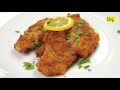 EASY & QUICK German Chicken Schnitzel Recipe | Homemade Chicken Schnitzel | Yum Lounge (English)