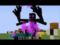 Warden VS All Enderman And Piglin Golems Battle Minecraft