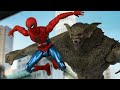 stop motion spider-man vs man bat