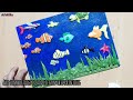 3d painting/3d mould it clay painting/Aquarium painting/acrylic painting/fish painting/3d drawing