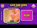 SAVE ONE SONG 🎵 Disney vs Pop Edition 🔈 Music Quiz | 2024