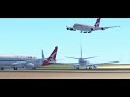 Qantas Airbus A380 Arrival & landing at Sydney Kingsford Int’l airport YSSY, Infinite Flight