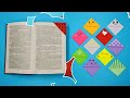DIY BOOKMARKS FOR BOOKS from A4 paper | DIY crafts for school