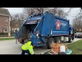 Spring Cleanup 2022: Republic Services Garbage Trucks Packing Bulk