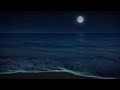 Ocean Waves at Night for Deep Sleep Relaxing Beach at Night for Sleeping