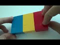 Lego Romanian flag tutorial (from my profile picture)