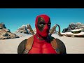 Deadpool and wolverine trailer but in fortnite