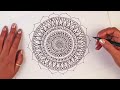 how to draw MANDALA ART for beginners | Vijayta Sharma