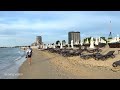 BULGARIA. Black Sea in The Early Morning. Relaxing Walk on The Sunny Beach