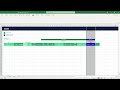 How to create Ultimate Excel Gantt Chart for Project Management (with Smart Dependency Engine)