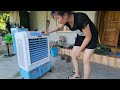 Repair girl: Restoration - Genius girl repair air conditioner fan is broken capacitor.