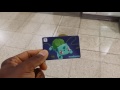 Using the T Money card on the Seoul Metro.