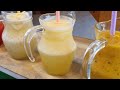 Popular fruits smoothie menu in thailand เมนูผลไม้ปั่นที่ ฝรั่งต่างชาติทานบ่อยๆ