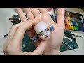 Mermaid. Sculpting mods & face up | Crane's Creatures OOAK Monster High Doll Repaint