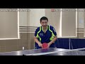 Very easy tutorial on the principle of spin in table tennis and Against backspin