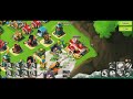 2 level 16 Warrior Attacks with Sgt. Brick in Boom Beach (low level Gameplay)