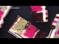 3 Tier Chocolate Strawberry Vanilla Drip Cake Decorating - ZIBAKERIZ