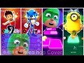 Paw Patrol Ryder & Sonic & PJ Masks & Minions & Tiles Hop EDM Rush? #coffindance