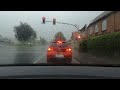 Driving in Heavy Rain / 4K / No Music, No Talking