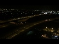 Clear Night Landing at Chicago O'Hare Over Skyline AA Boeing 767-300 11-2-14