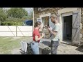 49 - We Finally Moved the Old Red Tractor! & Transformation of Farmhouse Wall.