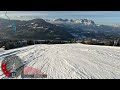 [4K] Skiing Kitzbühel KitzSki, Entire Blue Piste 25 Fleck Full Top to Bottom, Austria, GoPro HERO11