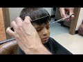 How to do a men's cut with scissors