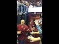 Cleveland Cavaliers players entrance the tunnel