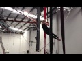 Anita aerial silks return July 2013