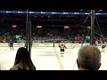 Behind the box/pregame warm up