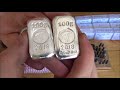 How I stamp my Silver - Stamping a 100g Bar!