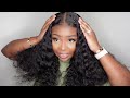WOW!!! 🥰 PRE-EVERYTHING! WATER WAVE 100% GLUELESS WIG INSTALL | BEAUTY FOREVER