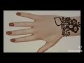 New Stylish Mehndi Design || Very Simple Back Hand Mehndi Design || Arabic Mehndi Design