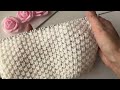 Stunning and very simple embossed openwork air knitting pattern