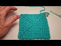 SECRETS of CROCHET: The Moss Stitch Square - Cheryl Dee Crochet