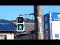 愛知県新城市新城市役所北交差点の音響信号機(擬音式)