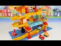 Best Toy Learning Video for Kids Building Block Lego Car Track!
