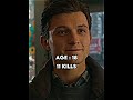 MCU Spiderman kill count