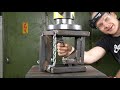 How Strong is Floating Table? Hydraulic Press Test!