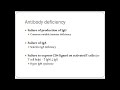 Immunology - immunodeficiency